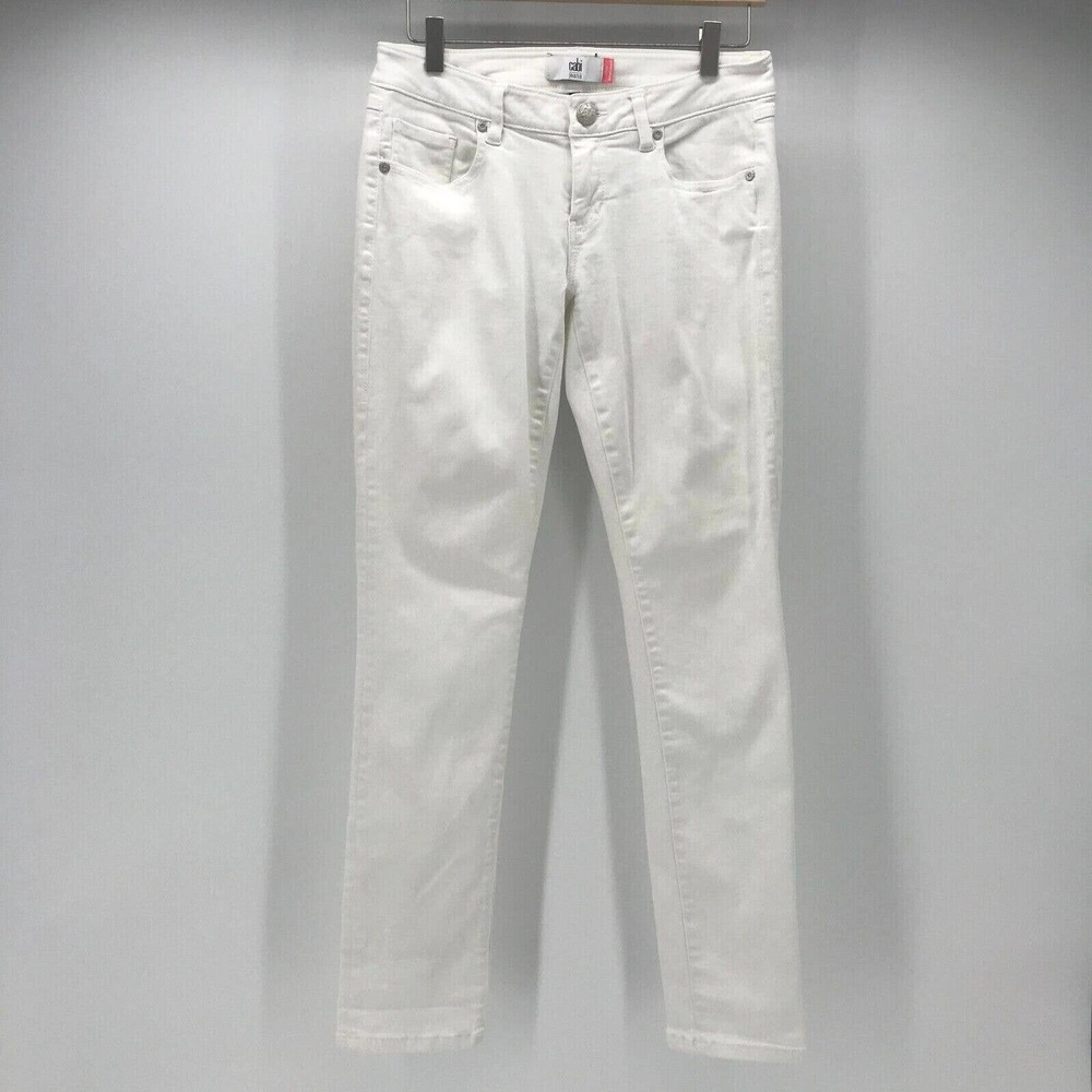 CAbi Women's Skinny Jeans in White